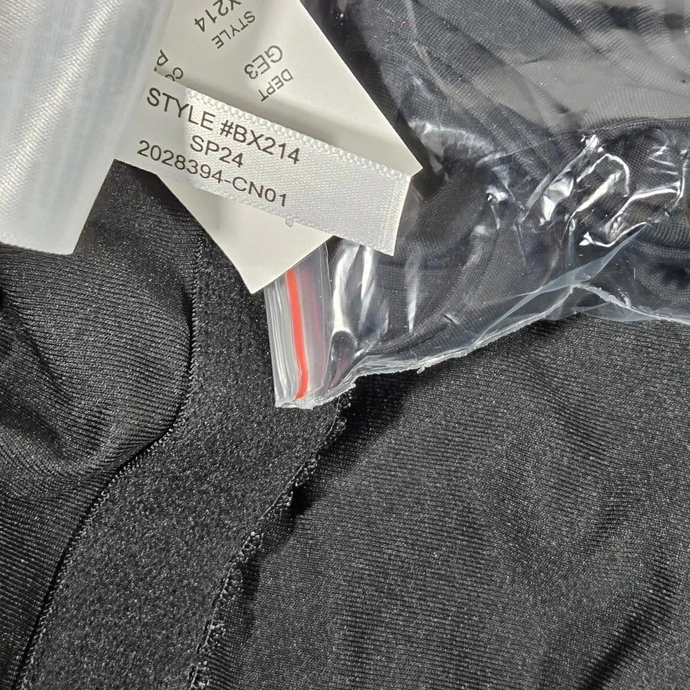 J. Crew Matte ruched one-piece swimsuit‎ with ruffles in Black Plus 24 NWT